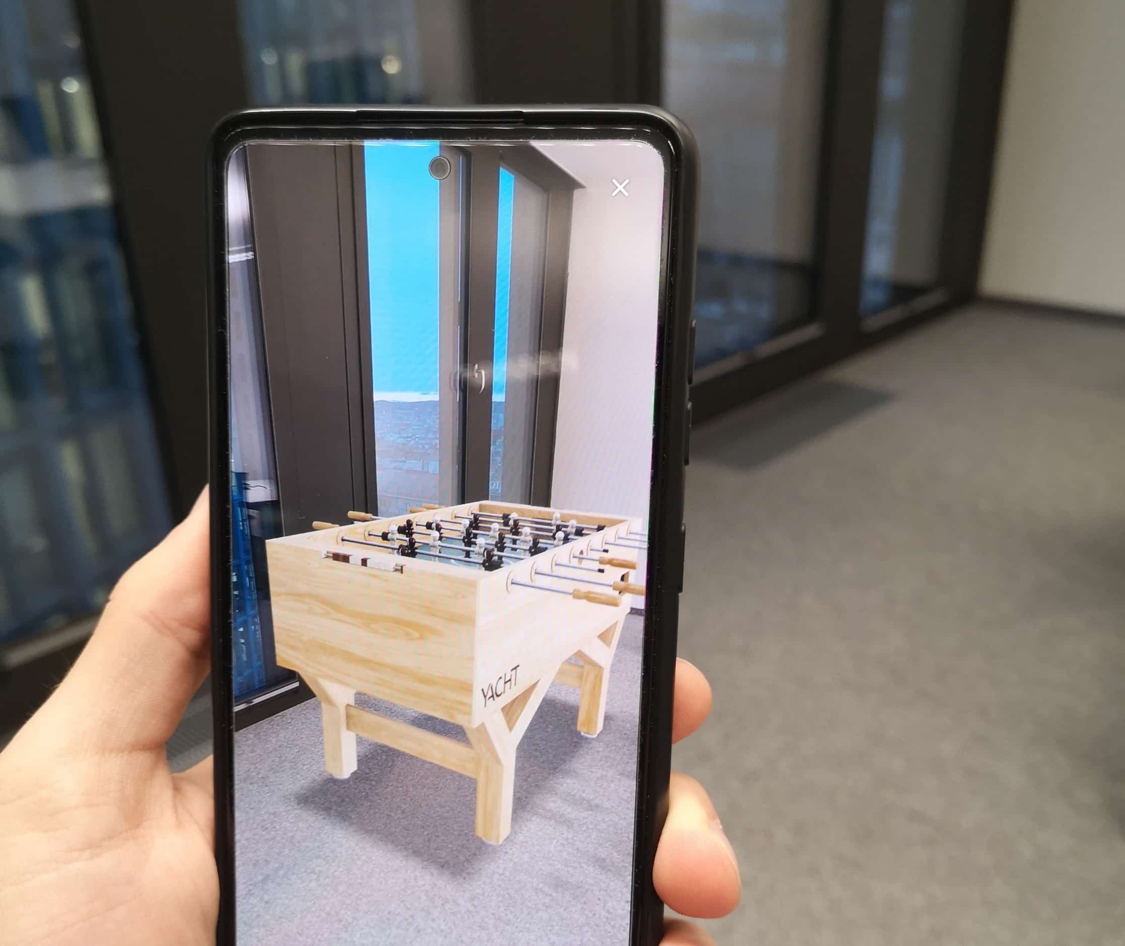Augmented Reality Möbel