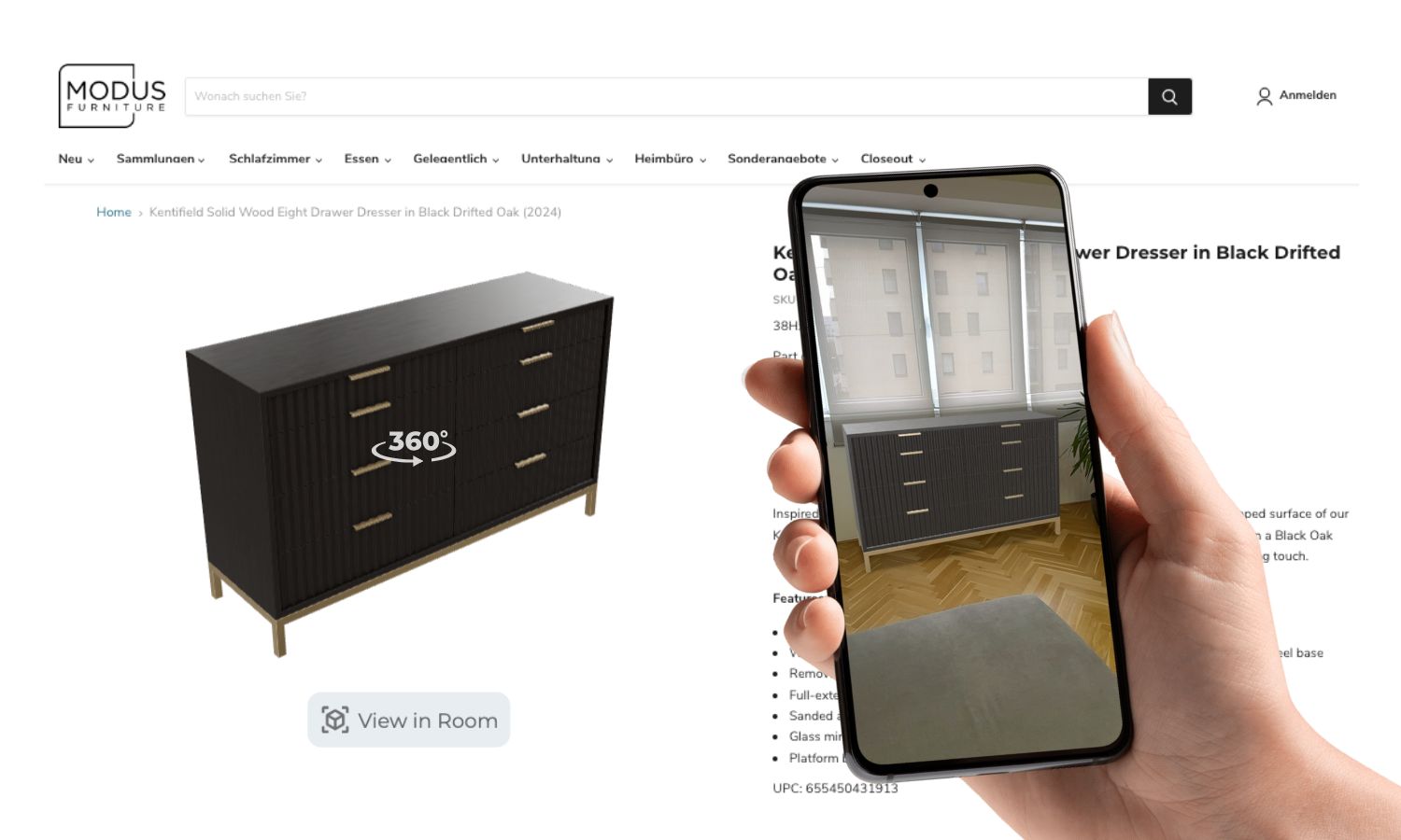 Augmented Reality für Möbelhersteller: Modus Furniture